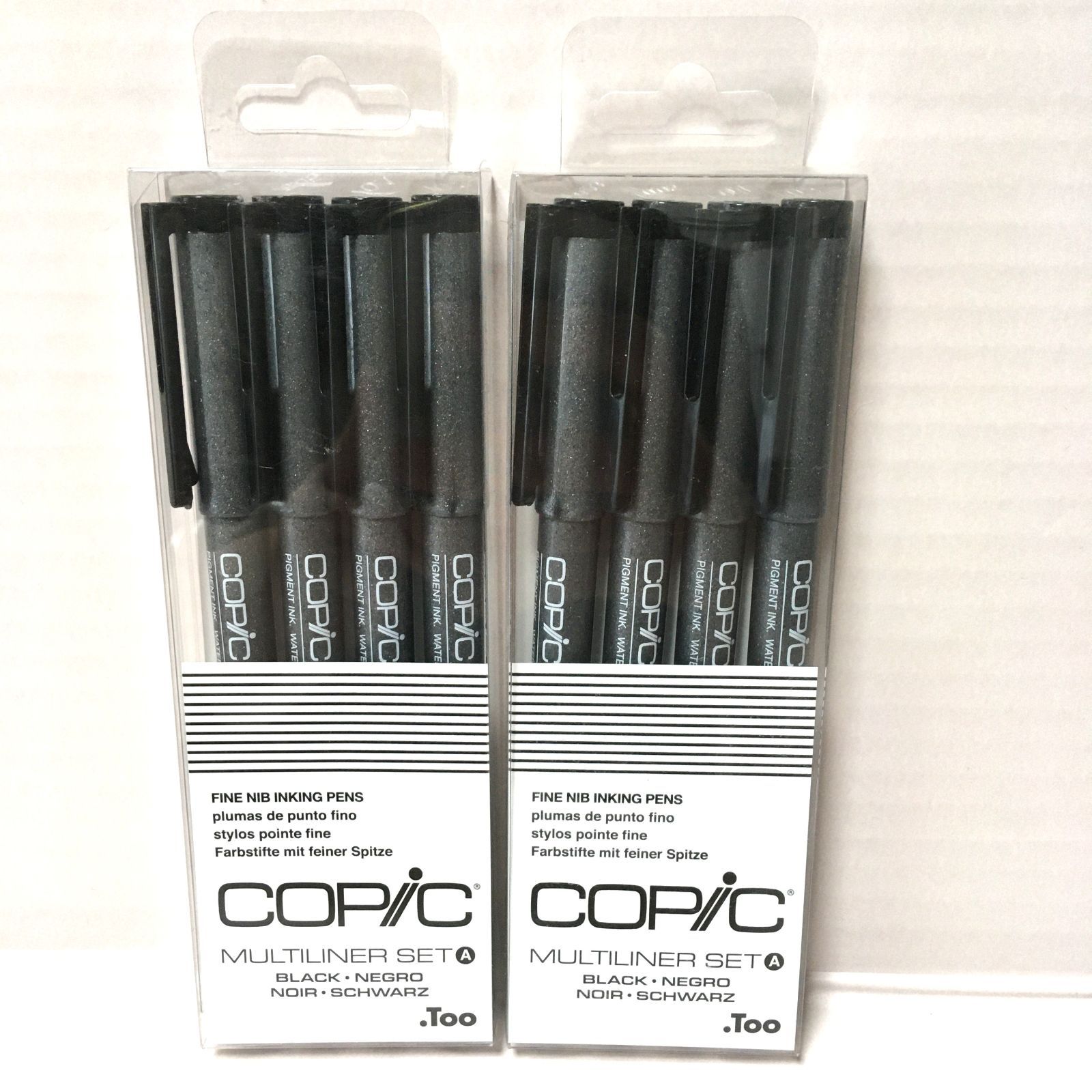 ◎２個セット◎ コピック(COPIC)Too コピック マルチライナー 4本組 ブラック Aセット 新品未使用品 メルカリ