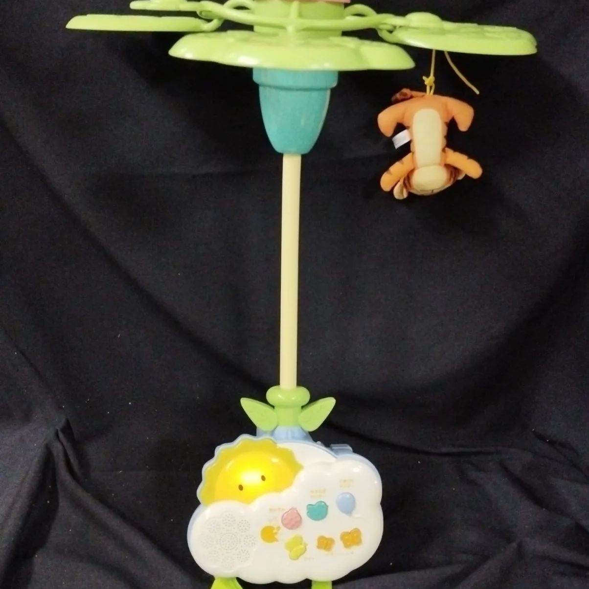 未使用品！ 良品！ くまのプーさん えらべる回転 6WAYジムにへんしんメリー えらべる回転 6WAYジムにへんしんメリー プラス くまのプーさん