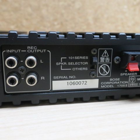 BOSE 1705II ステージモニターアンプ パワーアンプ BOSE 1705II ステージモニターアンプ パワーアンプ BOSE ステージ