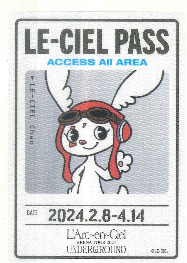 L'Arc~en~Cielプレミアムラルスクラッチ　B賞ルシエルちゃん顔型ポーチ L'Arc~en~Cielプレミアムラルスクラッチ B賞ルシエルちゃん顔型