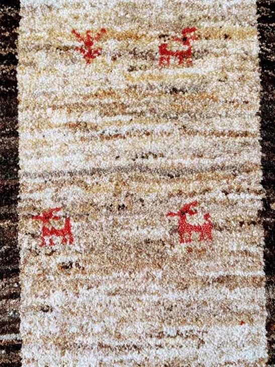 メルカリギャッベ ギャッベ ペルシャナチュラル 玄関マット サイズ 91×63㎝ ギャッベ ペルシャ ナチュラル 玄関マット サイズ 91×63㎝ - メルカリ