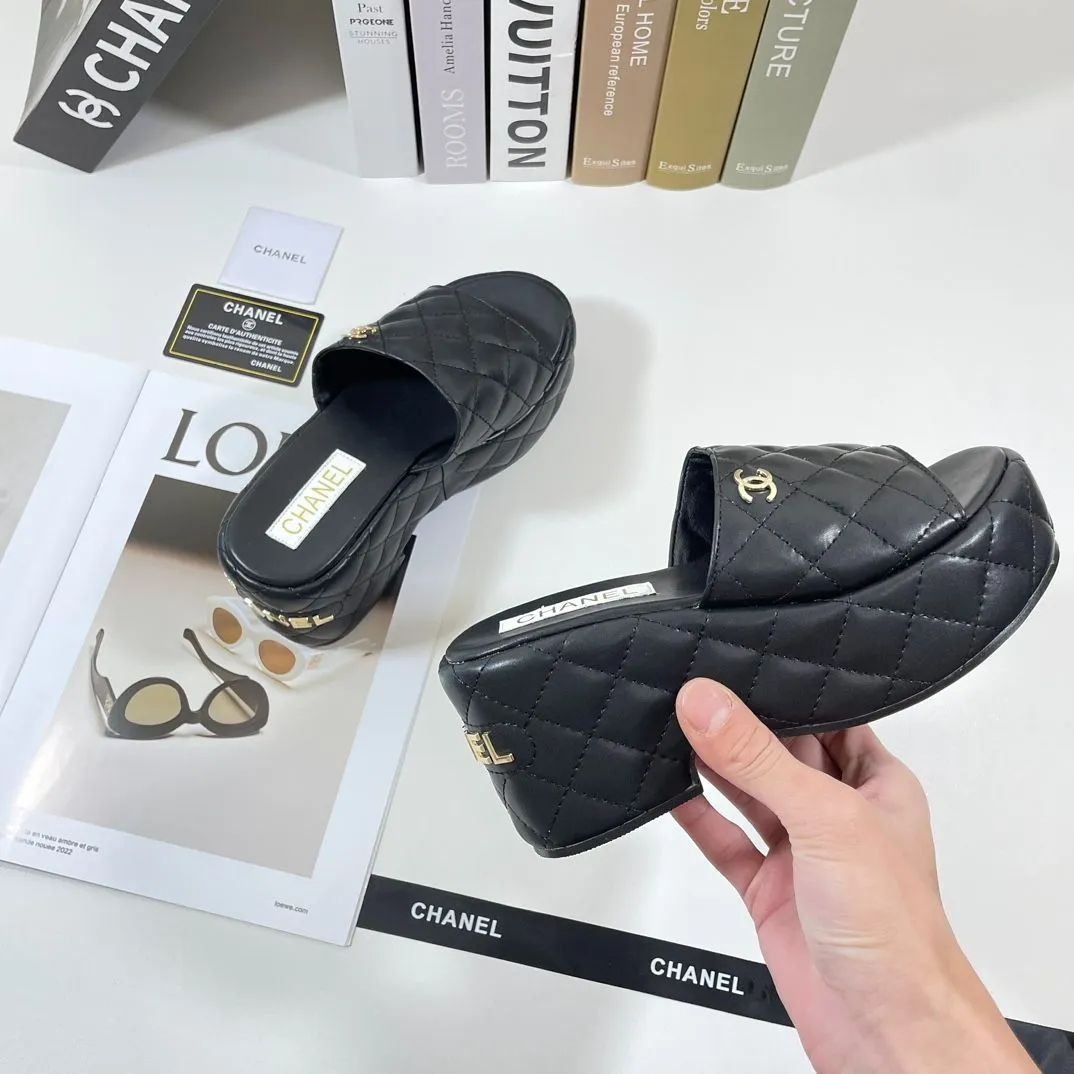 人気 chanelレデイース シャネル サンダル 箱付 23cm(36) - メルカリ