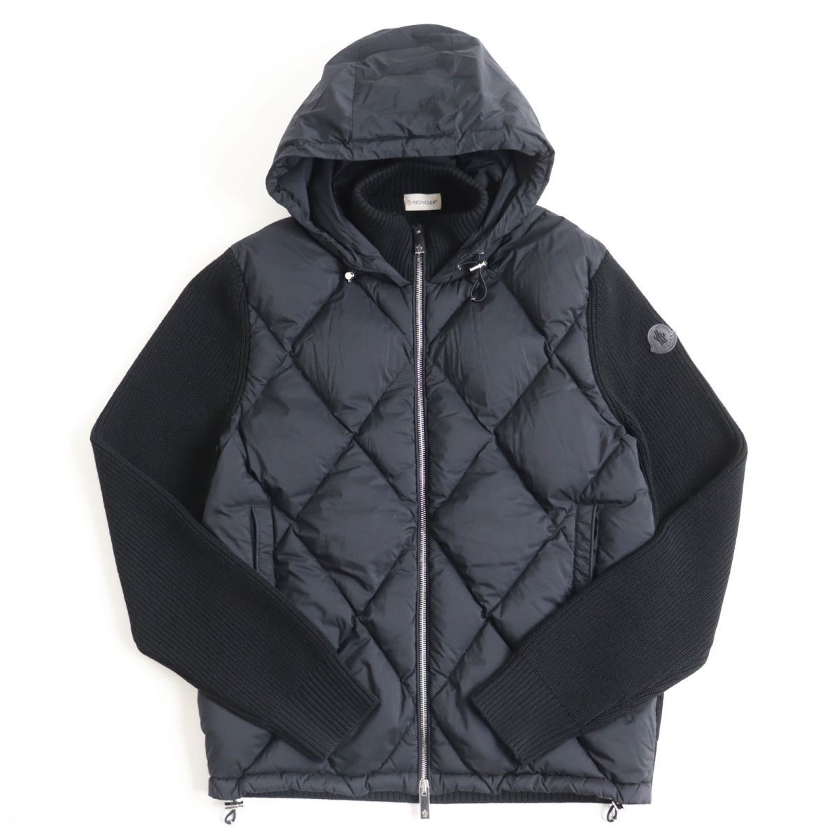 美品○2020年製 MONCLER モンクレール CARDIGAN ロゴパッチ付き ニット ...