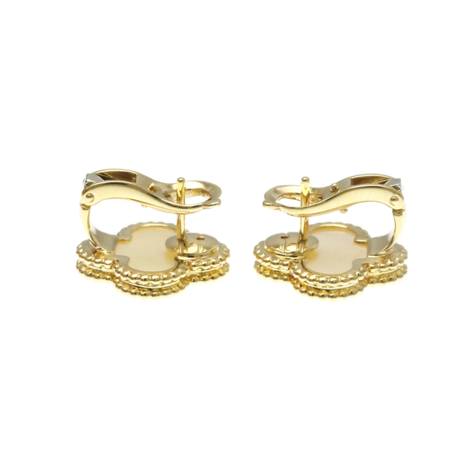 VanCleef&Arpels ヴィンテージアルハンブラ　マザーオブパールピアス ヴァンクリーフ＆アーペル(Van Cleef & Arpels)ヴァンクリーフ