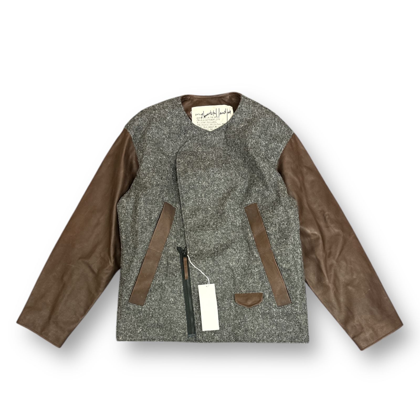 定価151800円 新品 my beautiful landlet WOOL × LEATHER RIDERS 