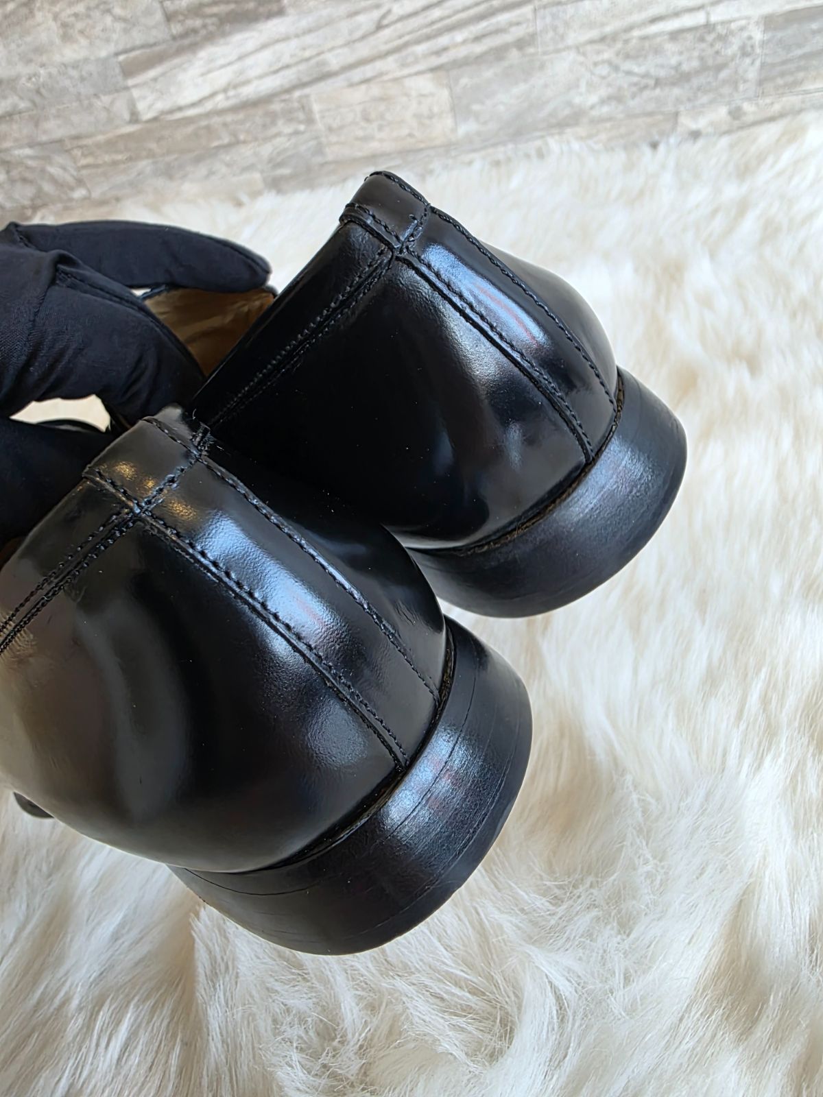 ☆GUCCI(グッチ) ホースビット ローファー パンプス ブラック×シルバー