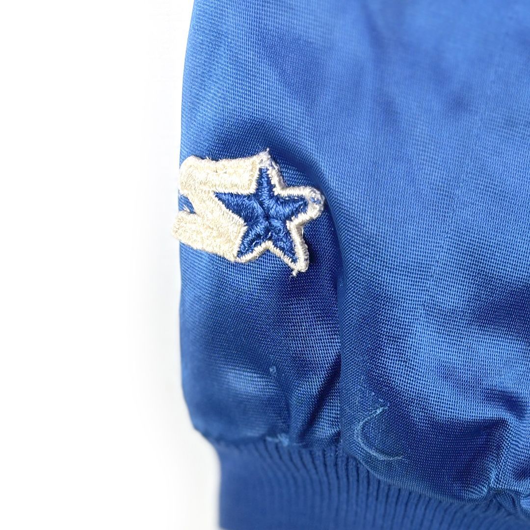 80s USA製 Dodgers フルジップ ナイロンジャケット M 青 白 2025年最新