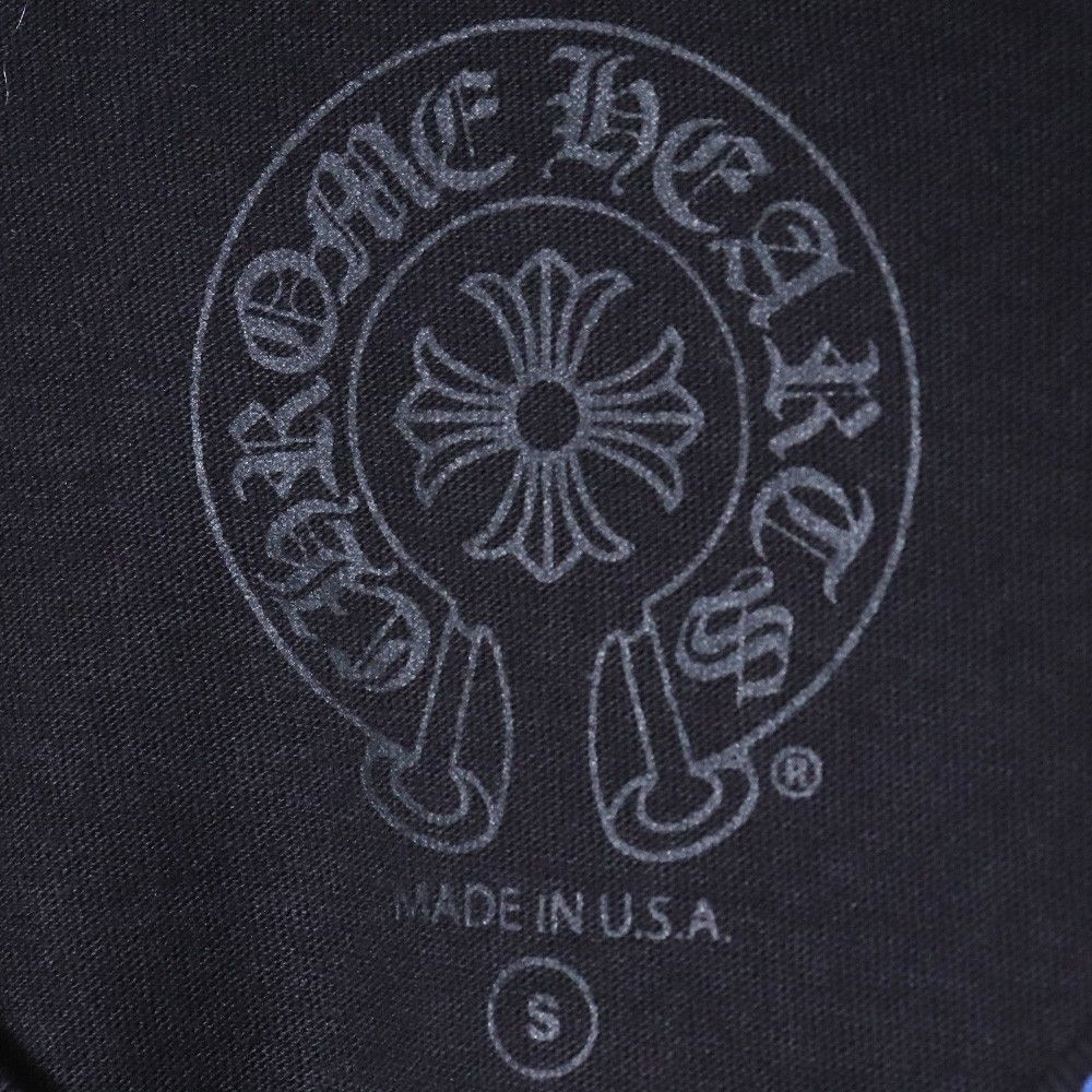 未使用 CHROME HEARTS 1988 ネックロゴ ロングスリーブTシャツ Sサイズ