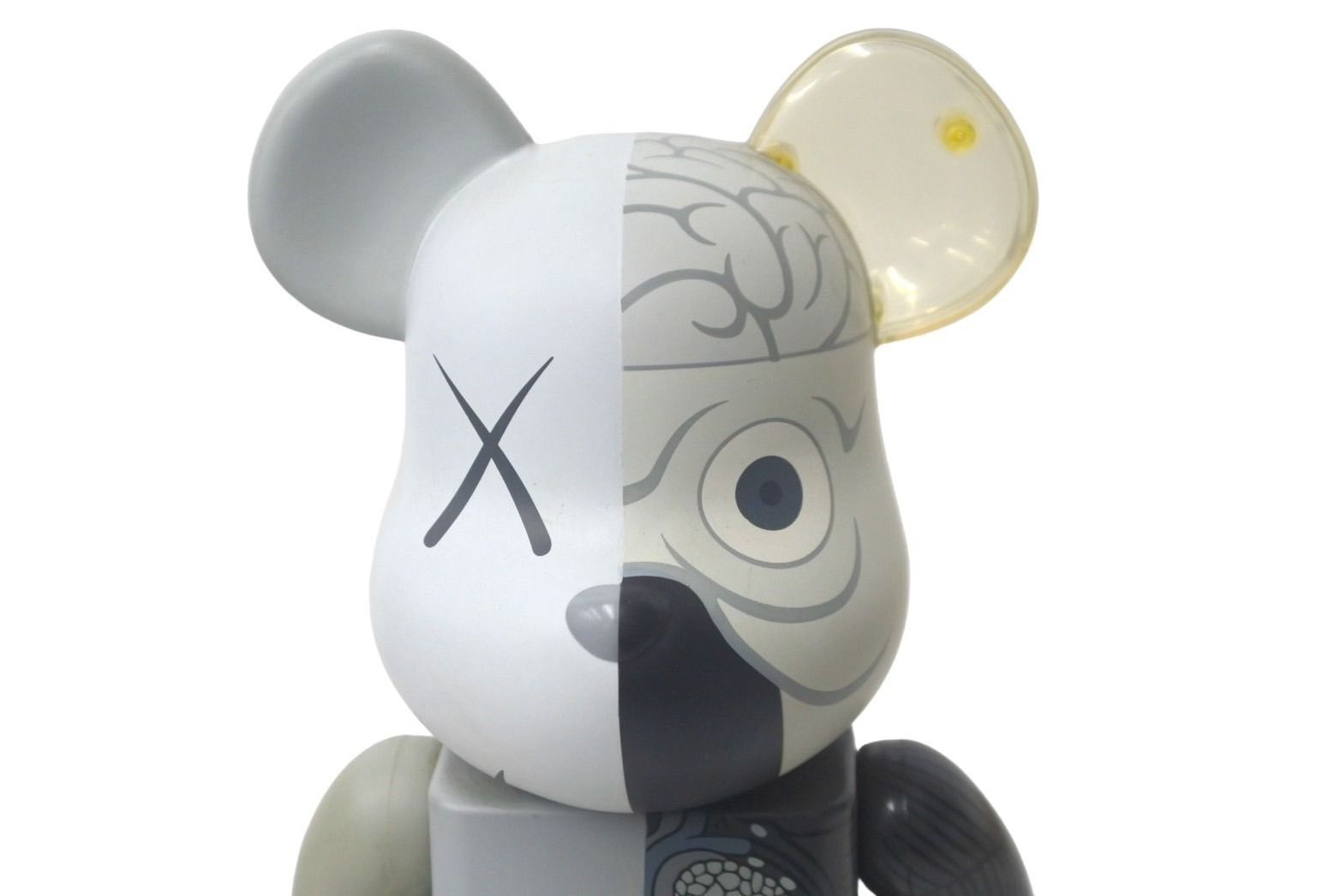 正規品　カウズ OriginalFake フィギュア 人体模型 グレー KAWS 楽天市場】KAWS カウズ BE@RBRIK グレー COMPANION 人体模型 400