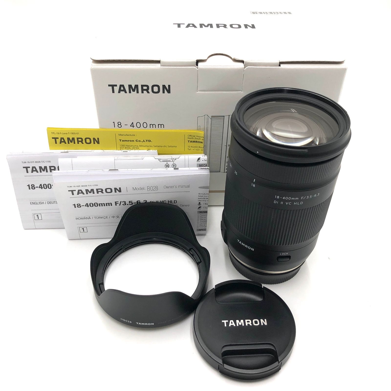 TAMRON 高倍率ズームレンズ 18-400mm F3.5-6.3 DiII VC HLD キヤノン用 APS-C専用 B028E - メルカリ