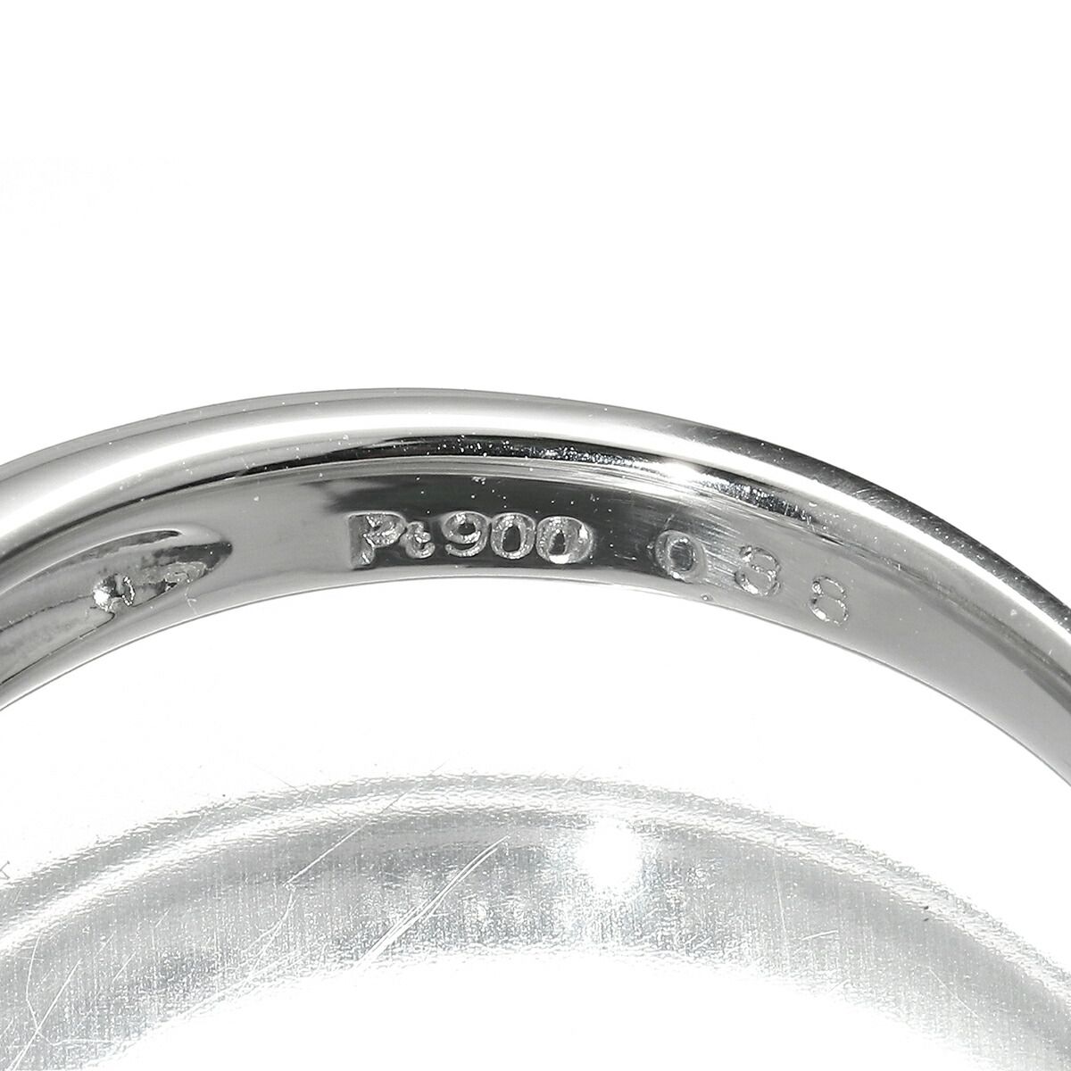 フラワーモチーフリング 指輪 ブルーダイヤモンド 0.38ct ダイヤモンド  