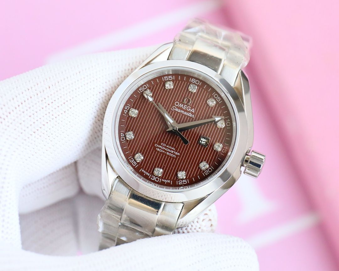 【稼働品】オメガ◆レディースウォッチ46 今日特価】Omega オメガ シーマスター 新モデル レディース