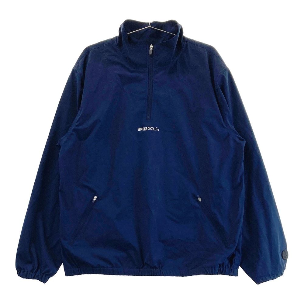 サイズ XL FR2 GOLF エフアールツーゴルフ ハーフジップ 長袖ブルゾン ネイビー系 240101527594 ゴルフウェア メンズ ストスト
