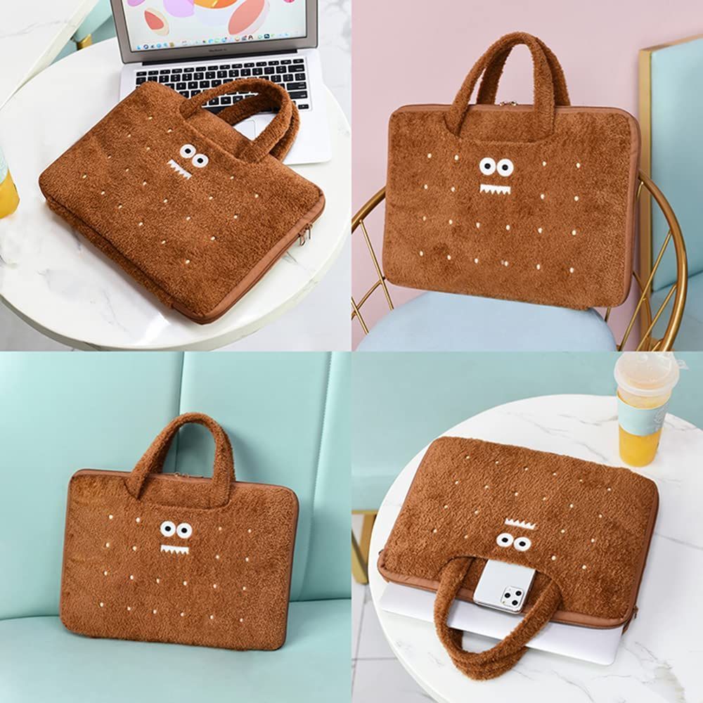 【色: グレー】erihipas パソコンケース おしゃれ かわいい ノートパソ