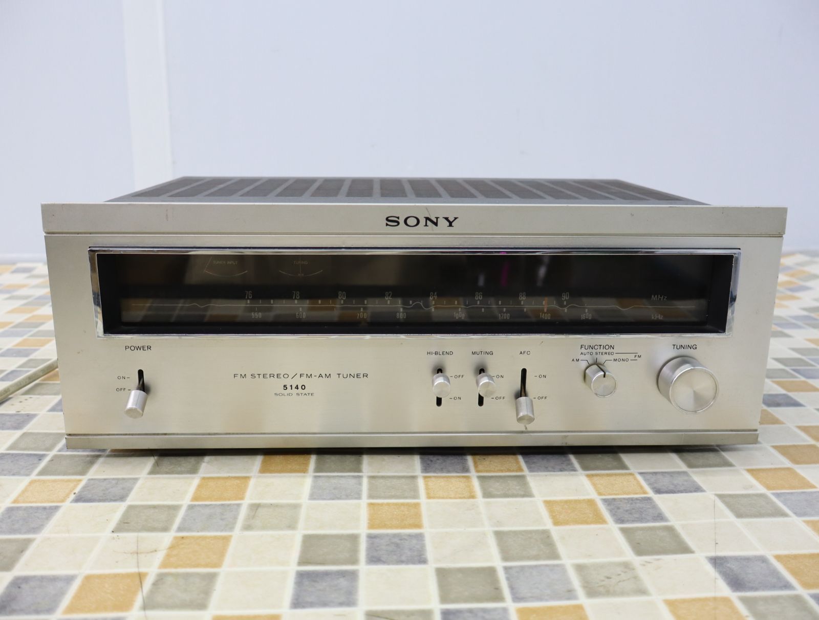 △ 現状販売｜FM/AM チューナー｜SONY ソニー ST-5140 ｜レトロ 1972年