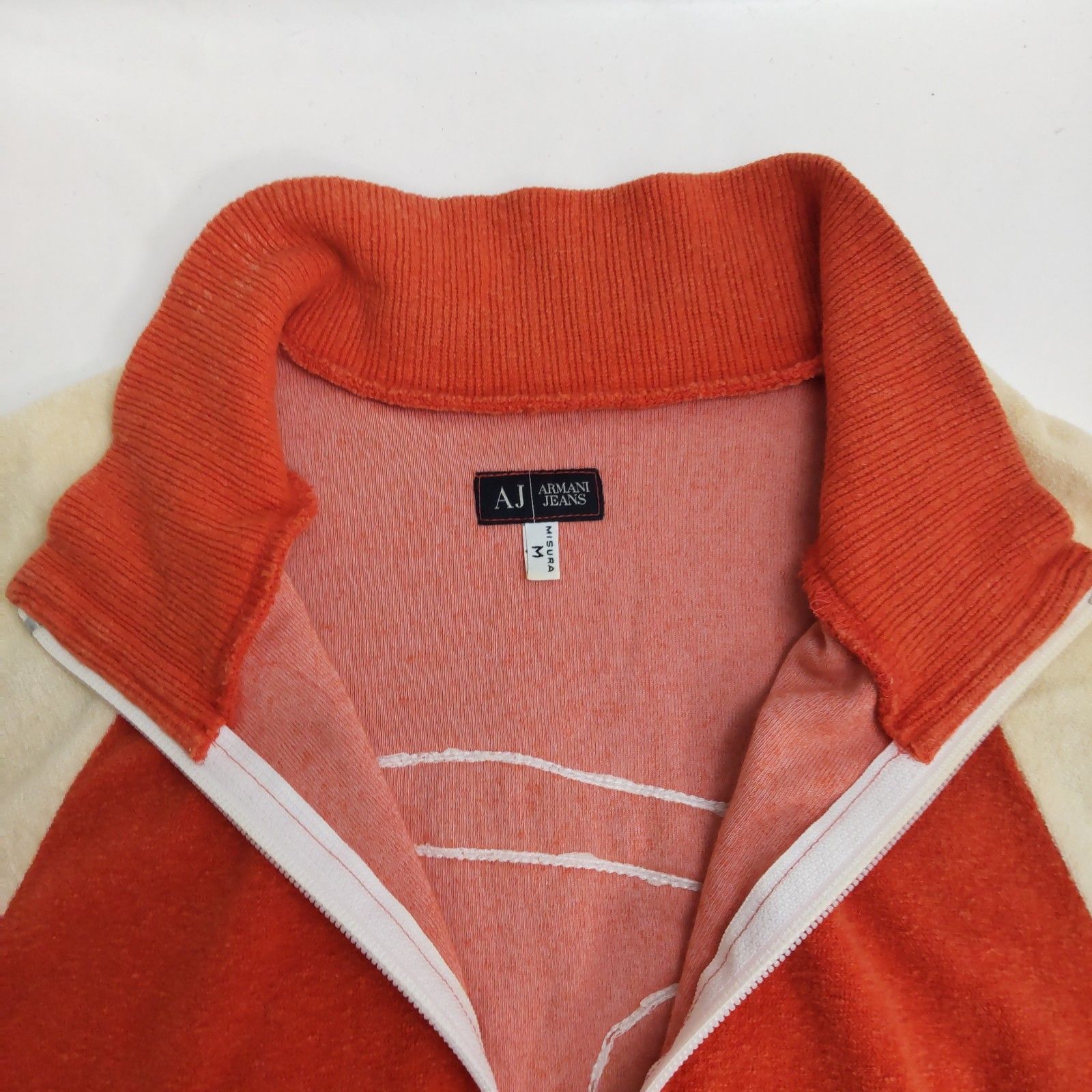 ARMANI JEANS【アルマーニジーンズ】 ヘンプ/ジップアップブルゾン