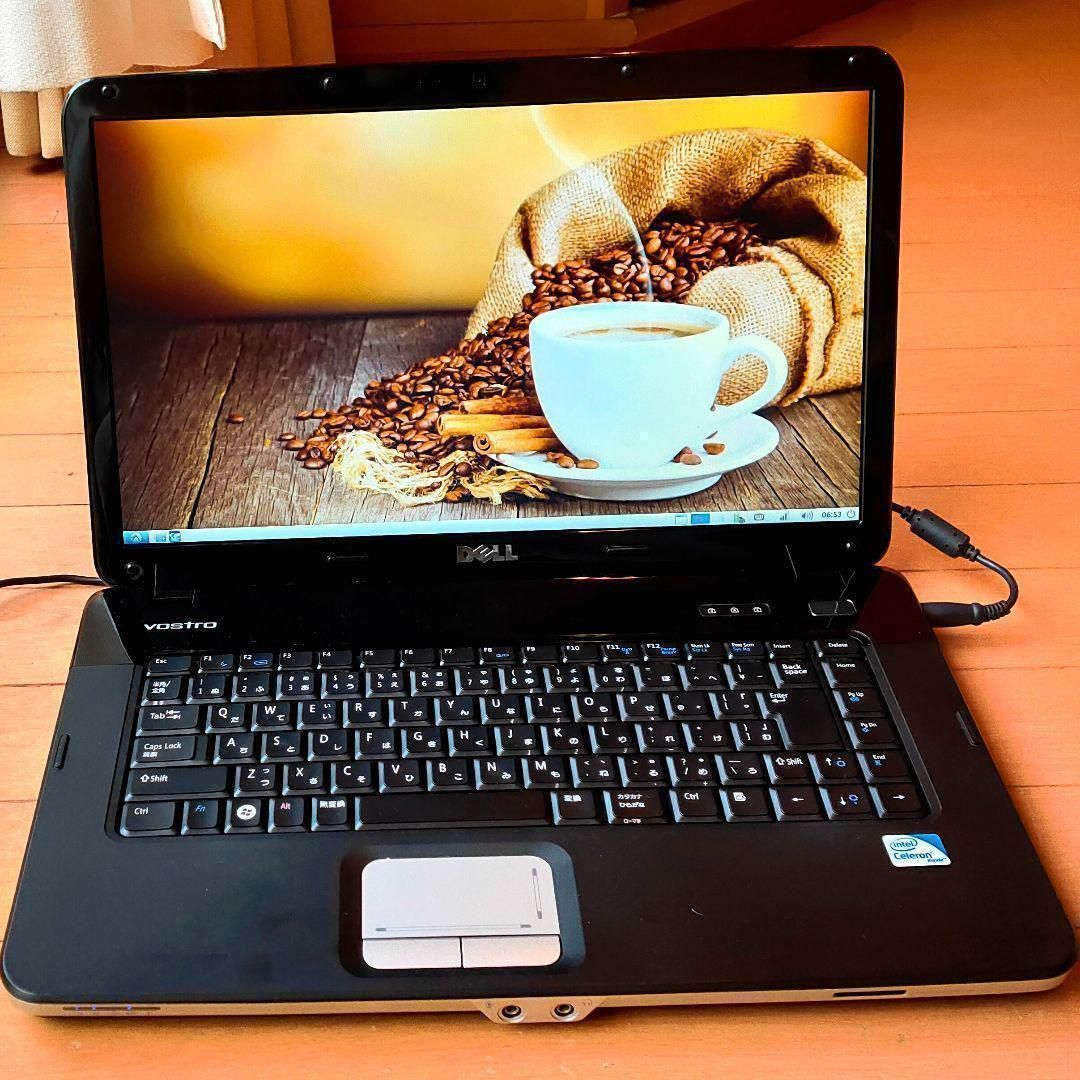 ノートパソコン DELL Vostro1015、美品カメラ付き！設定不要！①-