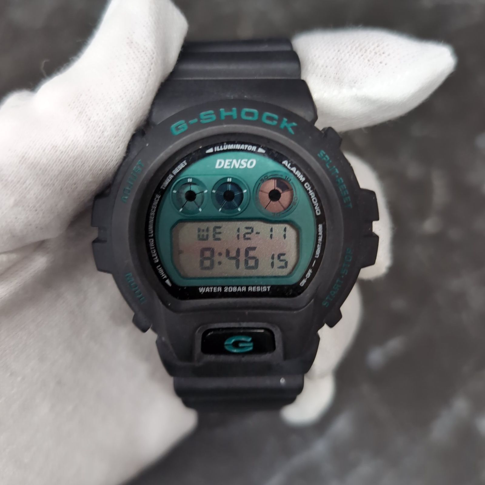 ＵＳＥＤ　 カシオ　 G-SHOCK 　ＤＷ-６９００ＦＳ 　ＴＯＭＭＹ　黒ピンク　ブラック CASIO カシオ G-SHOCK ジーショック DW-6900FS 南東北クボタコラボ 100