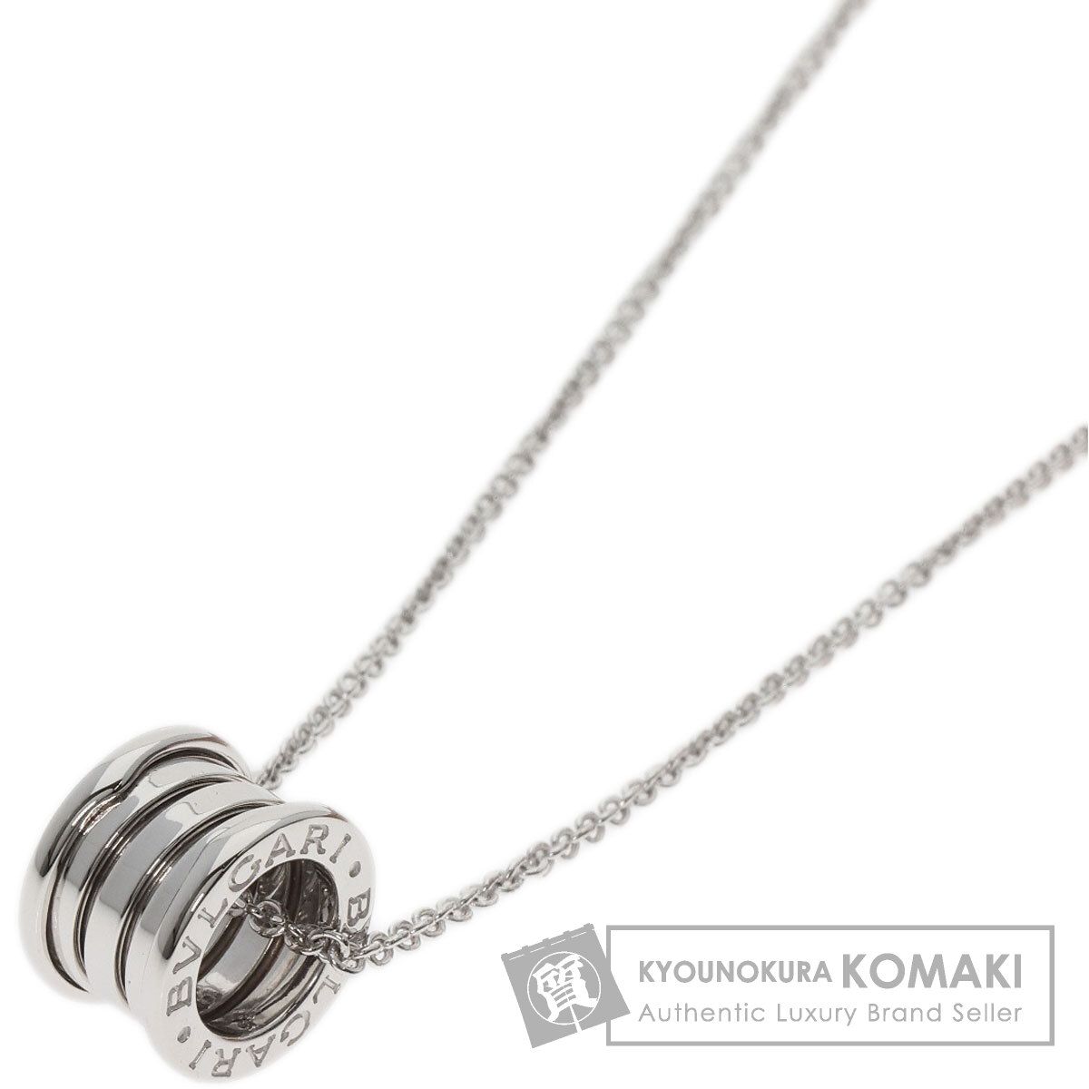 BVLGARI ブルガリ B-zero1 ビーゼロワン ネックレス K18WG レディース 