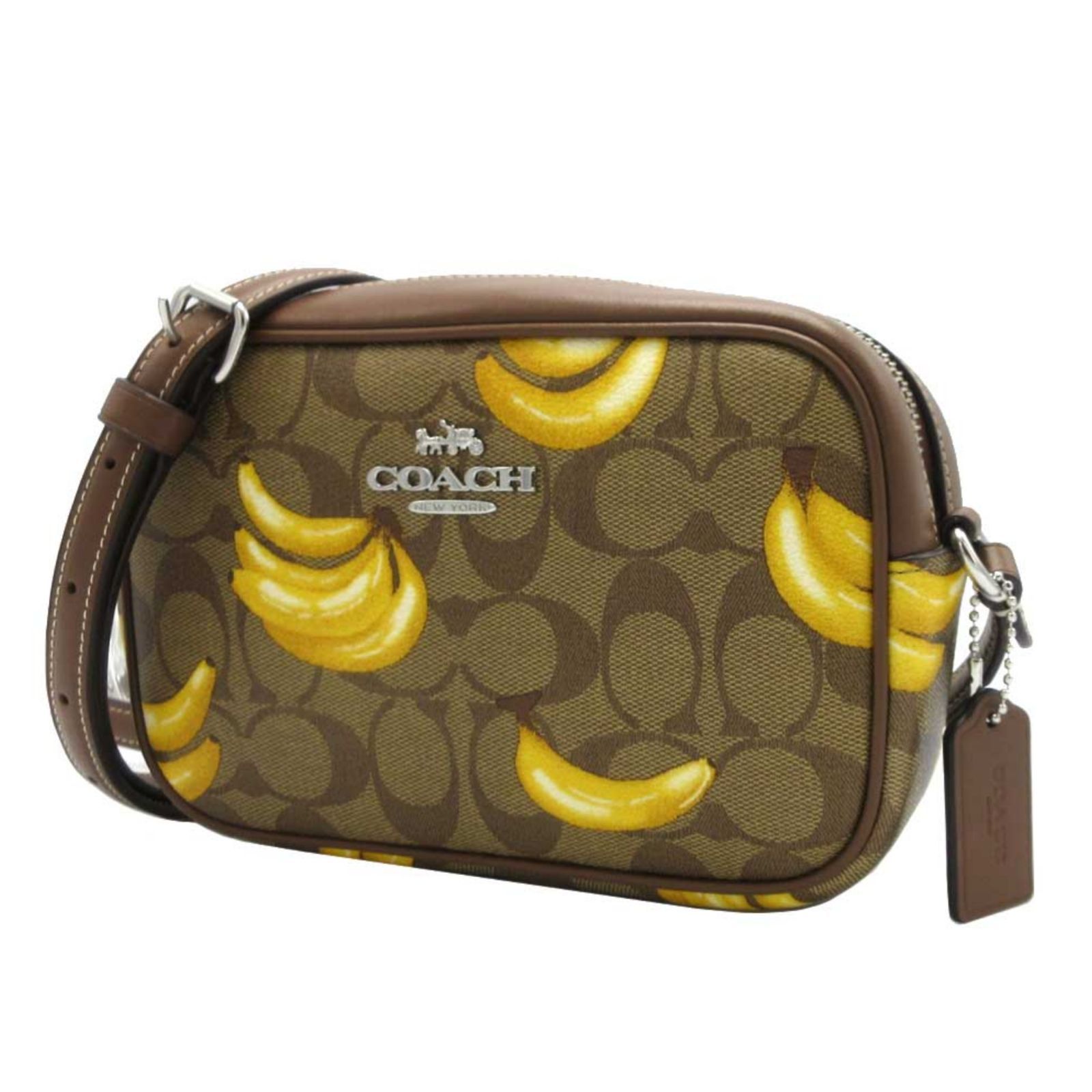 コーチ ショルダーバッグ COACH シグネチャー バナナ プリント