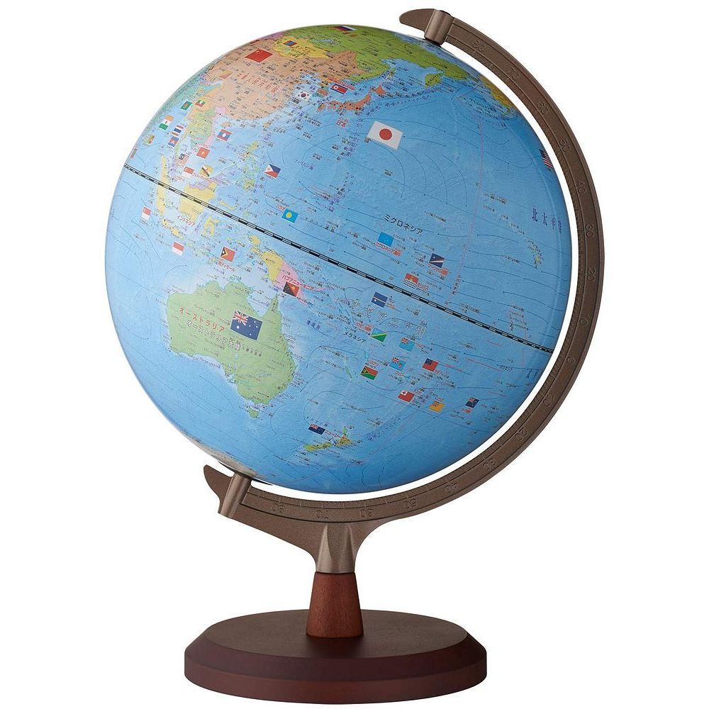 レイメイ藤井 国旗付地球儀 組立て式 OYV 328