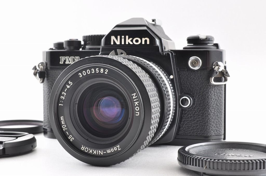 Nikon ニコン New FM2 ブラック 後期型 S|N 774xxxx 35mm フィルム一眼レフカメラ Ai-S Zoom-NIKKOR 35-70mm レンズセット