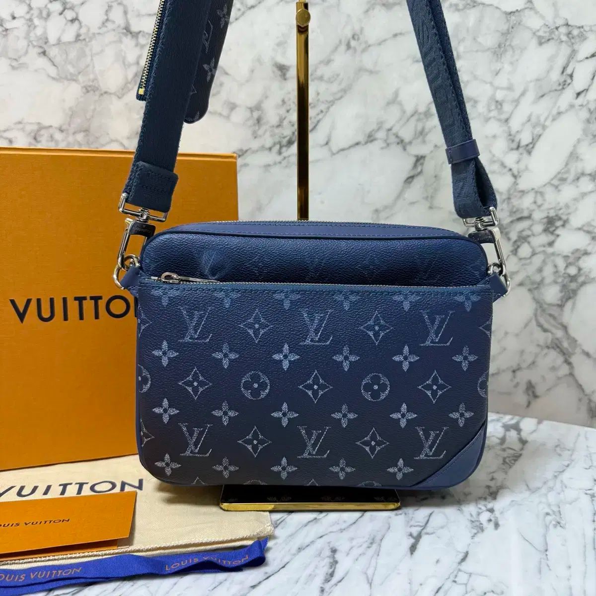 OS Louis Vuitton ルイヴィトン エクリプス トリオ メッセンジャーバッグ クロスバッグ