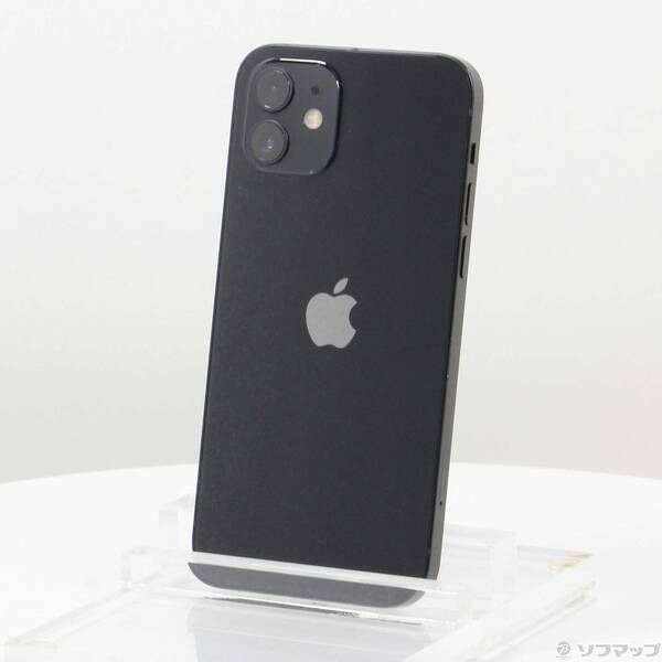 中古品〕iPhone12 128GB ブラック MGHU3J／A SIMフリー【258
