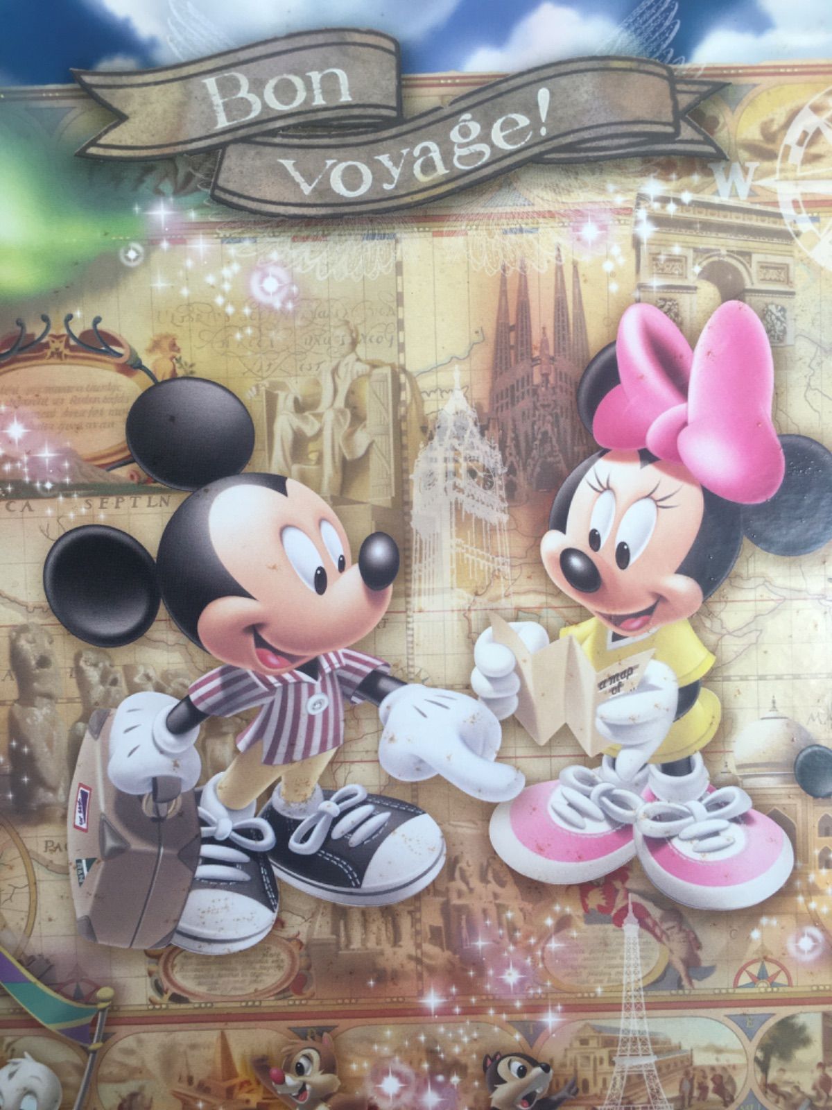 ディズニージグソーパズル1000Pボンボヤージュ レア ジグソーパズル ディズニー ボン・ボヤージュ 1000ピース