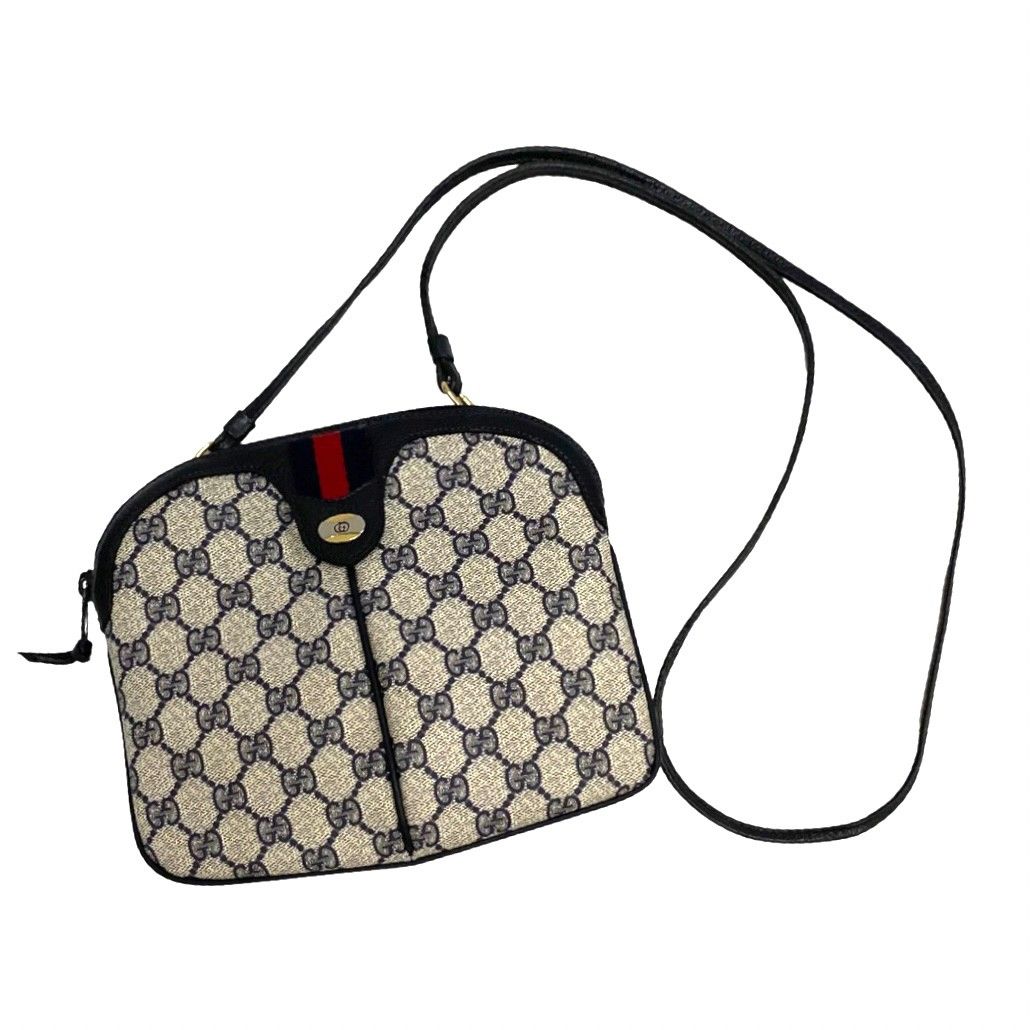 極 美品 GUCCI オールドグッチ グッチ ヴィンテージ シェリーライン GG