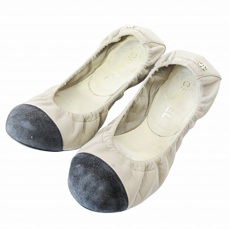 CHANEL シャネル ココマーク バレエシューズ フラットシューズ