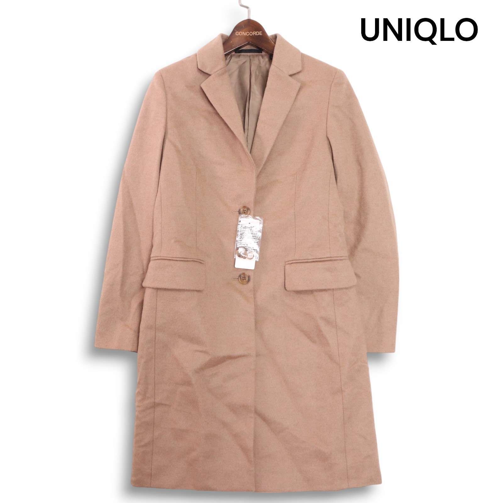 新品 未使用】 UNIQLO ユニクロ 秋冬 ウール カシミヤ♪ チェスター
