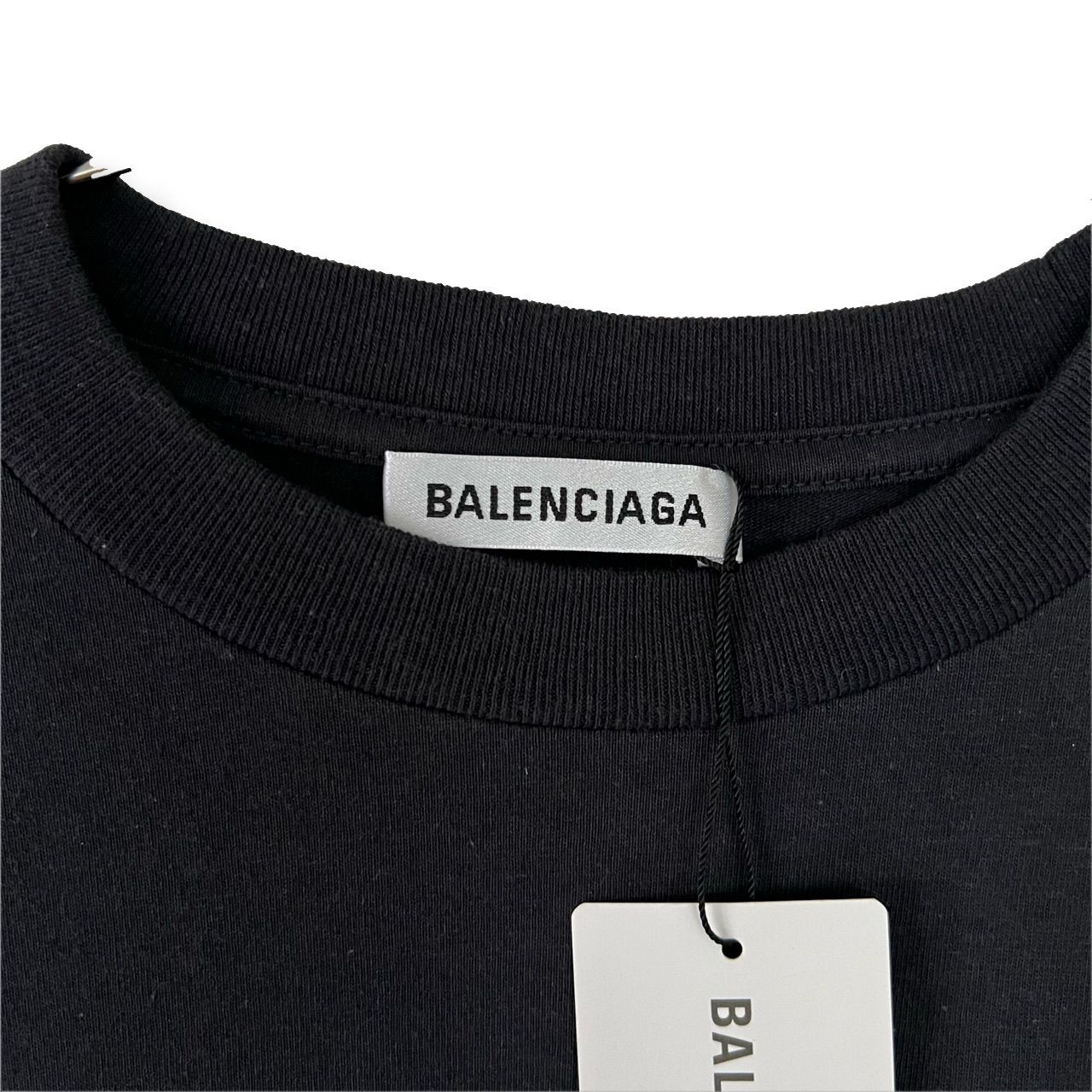 BALENCIAGA バレンシアガ ビッグTシャツ アシンメトリー ブラック 未