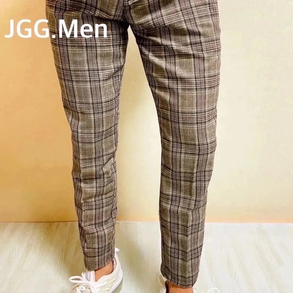 JGG.Men ジェイジージーメンスーツスキニーパンツチェック柄