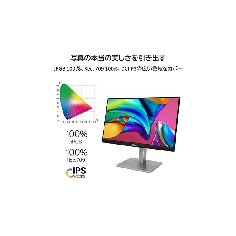 ASUS ProArt PA247CV 23.8インチ/3年間無輝点交換/IPS/フルHD