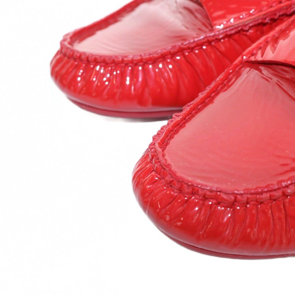 シャネル CHANEL ミュール サンダル ココマーク マトラッセ パテントレザー×サテン 36C 23cm 赤 レッド G33471 |AS OS KIN-KAAI_COM