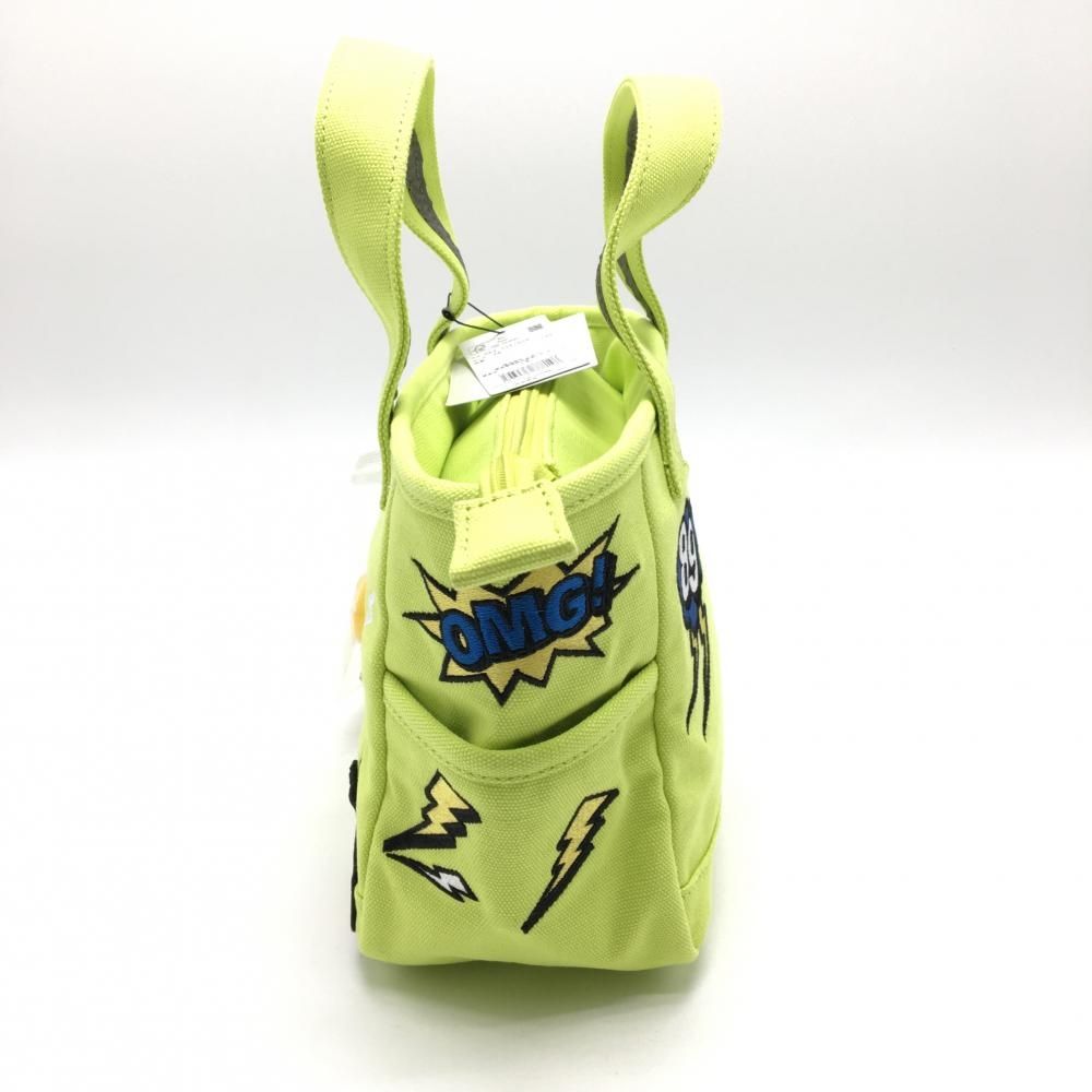 新品】パーリーゲイツ カートバッグ 蛍光イエロー×黒 トケニコ 稲妻