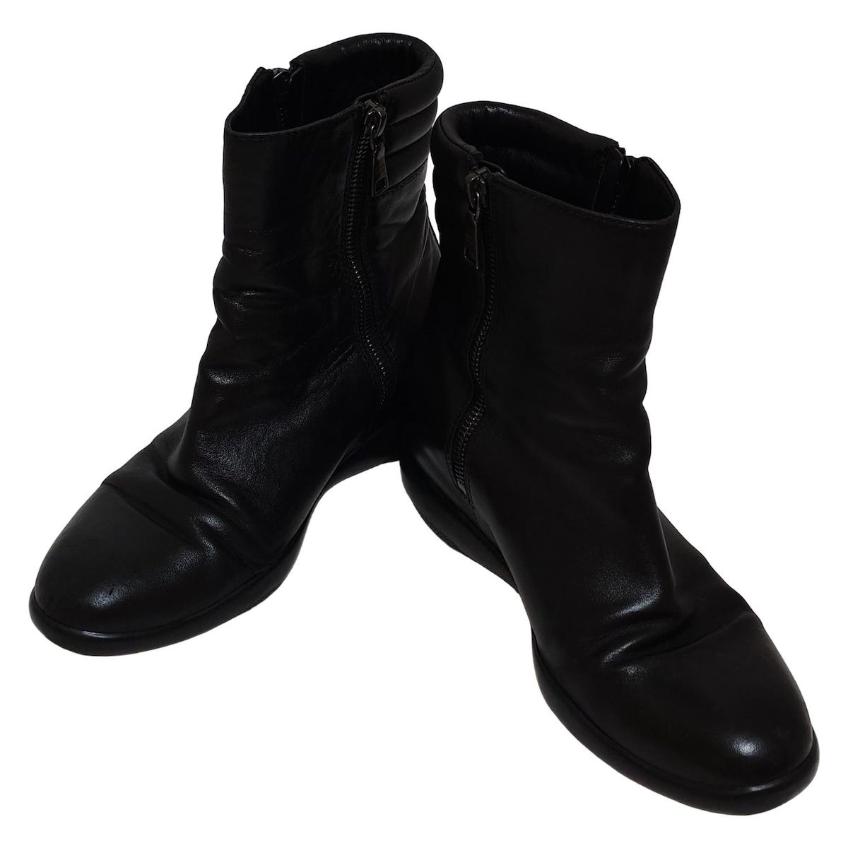 PRADA SPORT プラダスポーツ ショートブーツ 36 レディース - 黒 レザー