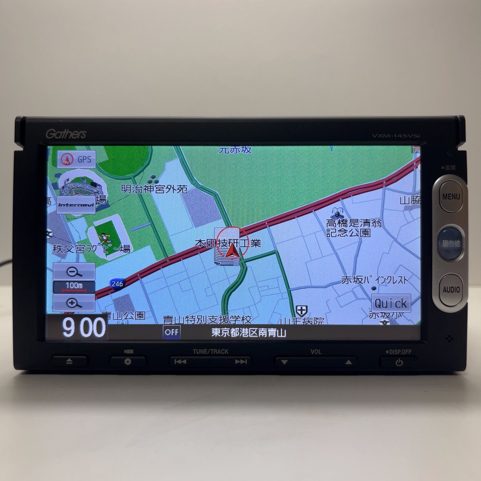 HONDA純正ナビカーナビ Gathers ギャザーズ VXM-145VSi タッチパネル正常ホンダワンセグTV CD DVD AM FM ビデオBLUETOOTH機能 最新地図