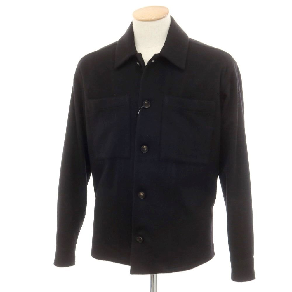 【中古】フィンジャック Finjack カシミヤ カバーオール ブラック【サイズ44】【メンズ】