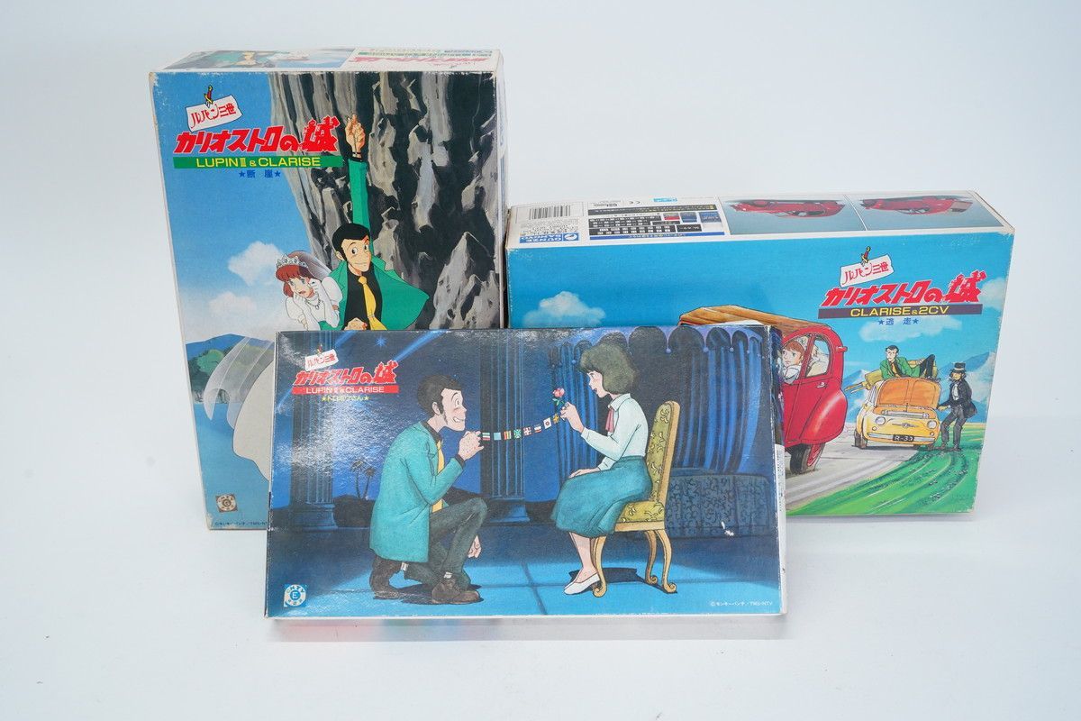 【絶版】ルパン三世 カリオストロの城プラモデル 未組み立品13点 絶版】ルパン三世 カリオストロの城プラモデル 未組み立品13点