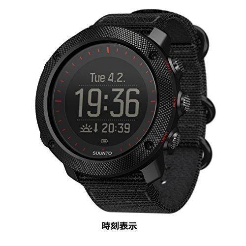 BLACKSUUNTO TRAVERSE ALPHA BLACK RED - 腕時計(デジタル)