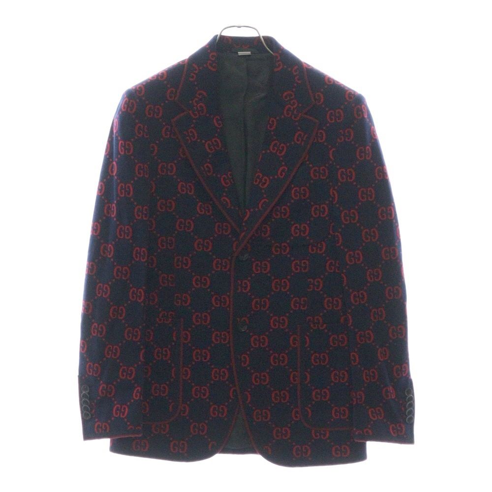 GUCCI (グッチ) 20SS GG Logo Tailored Collar Jacket GGロゴ 総