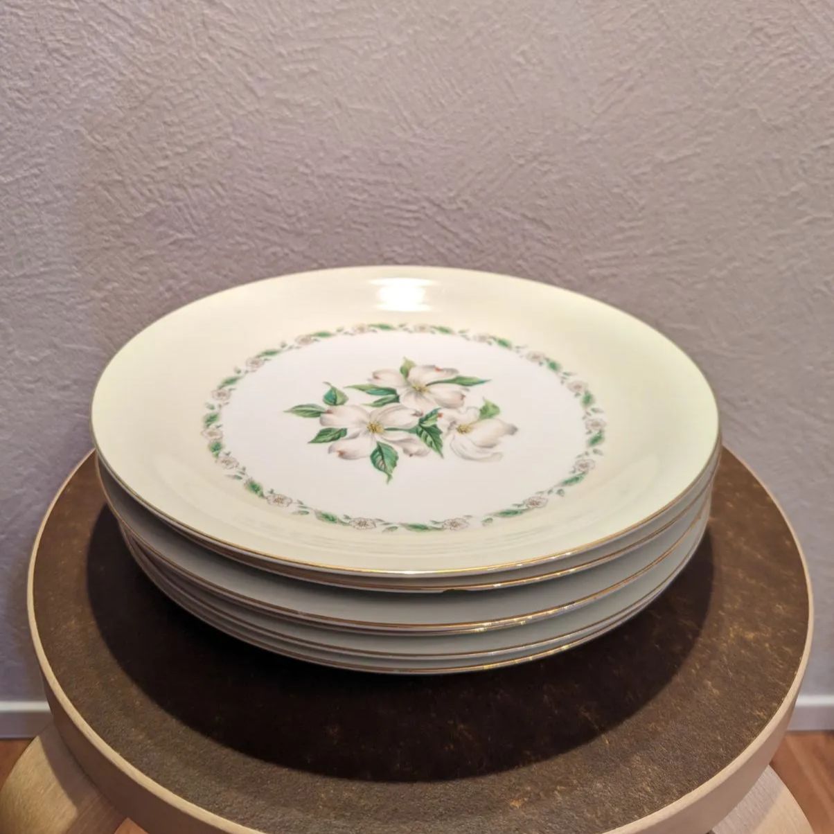 Noritake オールドノリタケ 月桂樹アラベスクマルキ印 花絵柄 ディナー