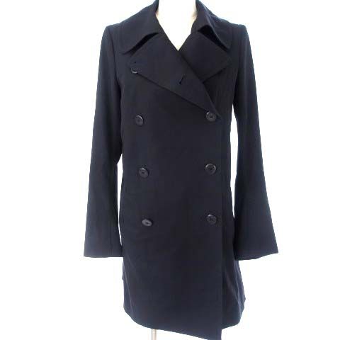 ジルサンダー JIL SANDER Pコート ピーコート 8B ウール ネイビー 紺 