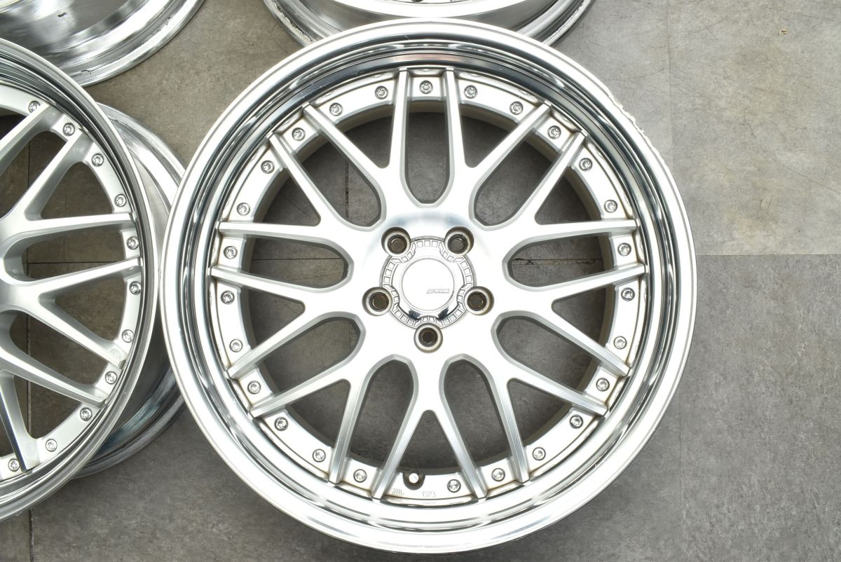 送料無料 WORK ランベック LM1 PCD114.3 F8.5J R9.5J Lanvec LM1