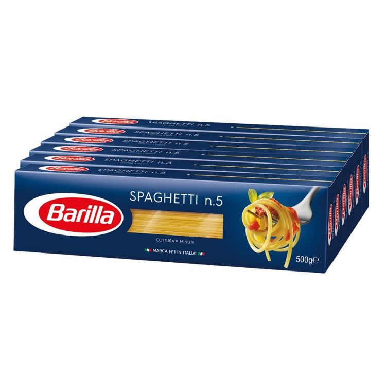 スパゲッティ　麺　x　スパゲティ　メルカリ　6箱　500g　バリラ　パスタ