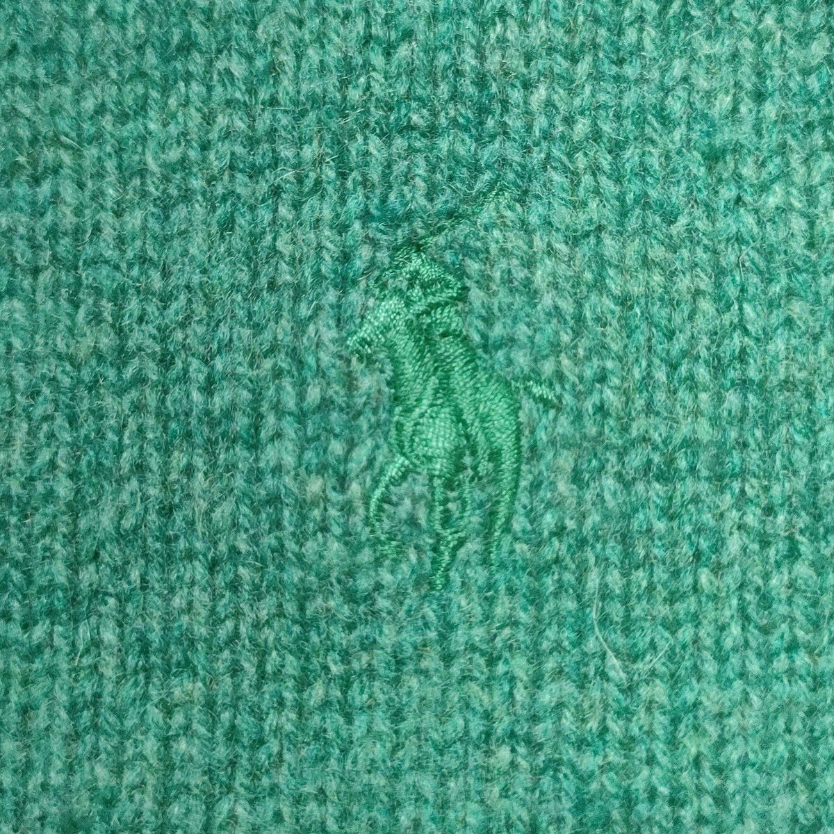 Ralph Lauren - RalphLauren(ラルフローレン) カーディガン サイズM レディース - グリーン 長袖/クルーネック/ニット ケーブルニット コットン クルーネック カーディガン | POLO