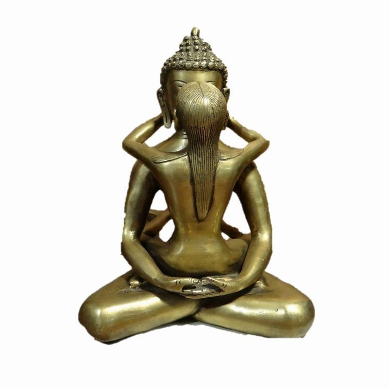 ネパール仏像 Swoyambhunath 寺院、カトマンズ、ネパールの伝統的な