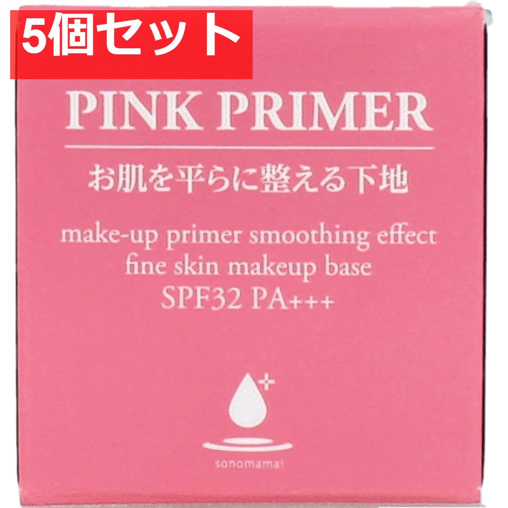 お肌を平らに整える下地 毛穴・凹凸補正化粧下地 SPF32 PA+++ 8g 5個セット まとめ売り